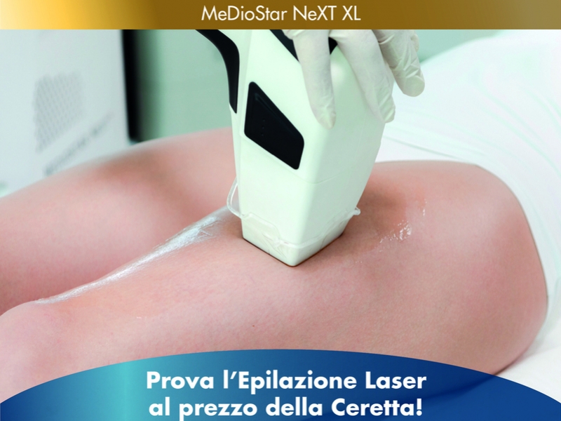 Torna l'epilazione Laser al prezzo della ceretta!