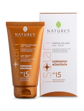 I Solari Crema Solare  Viso e Corpo SPF 15 - IR sun