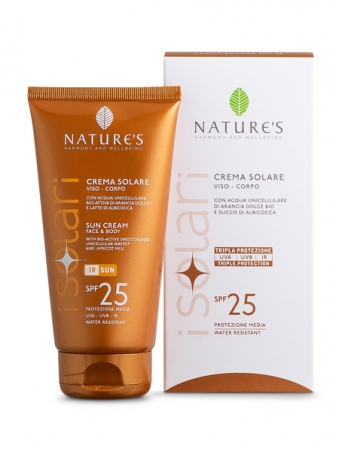 I Solari Crema Solare  Viso e Corpo SPF 25 - IR sun