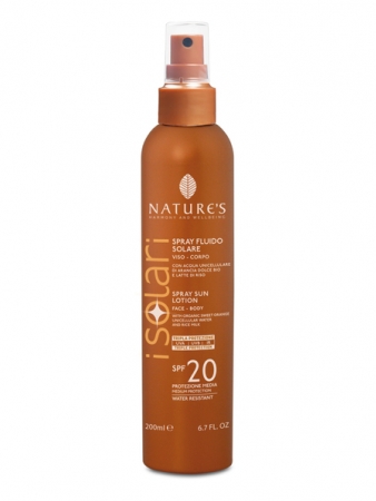 I Solari Spray Fluido Solare SPF20