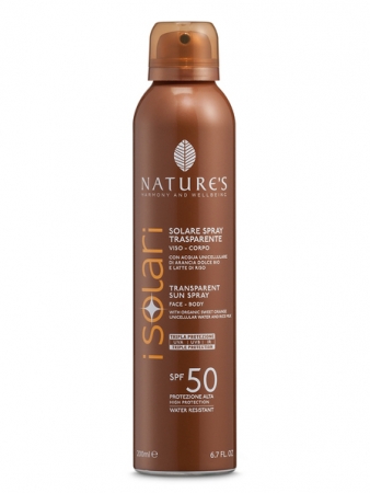 I Solari Spray Trasparente SPF50